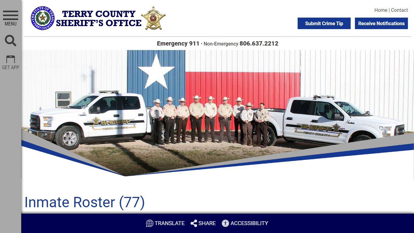 Inmate Roster - Current Inmates Booking Date Descending - Terry County ...